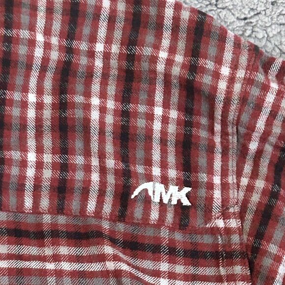 Mountain Khakis Heavy Duty Flannel Mens L Button Up Shirt Logo 100% Cotton - Picture 16 of 16